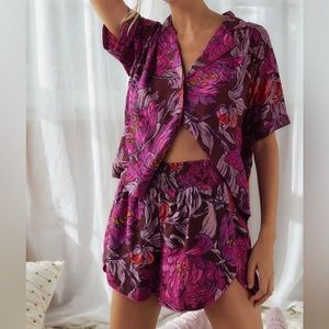 Anthropologie Marigold Sleep Set - Size Small